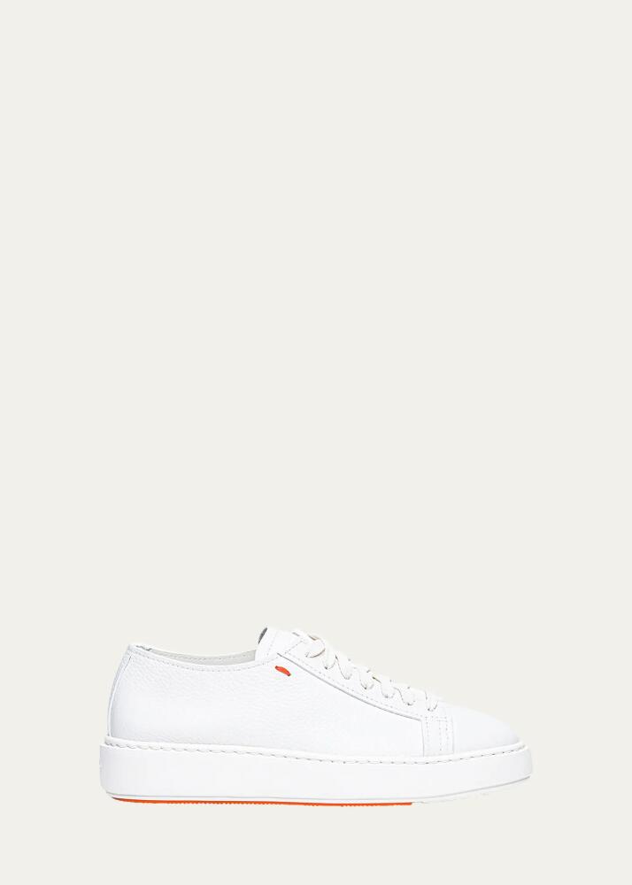 Santoni Anginal Low-Top Leather Sneakers Cover