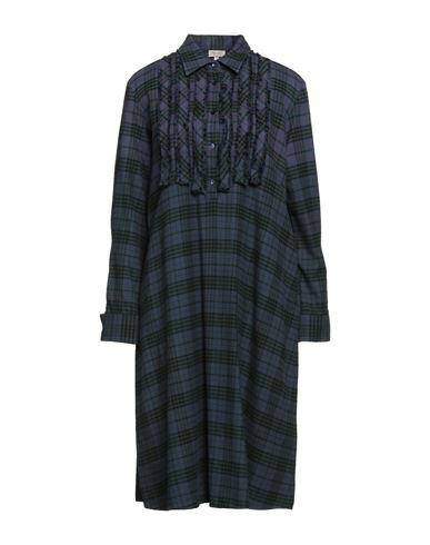 Her Shirt Her Dress Woman Midi dress Slate blue Cotton Cover