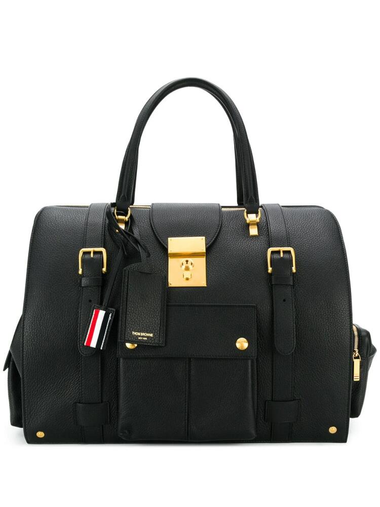 Thom Browne Exclusive Deerskin Mr. Thom Backpack - Black Cover