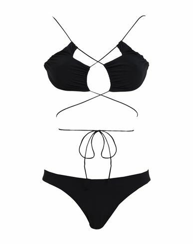 Amazuìn Woman Bikini Black Polyamide, Elastane Cover