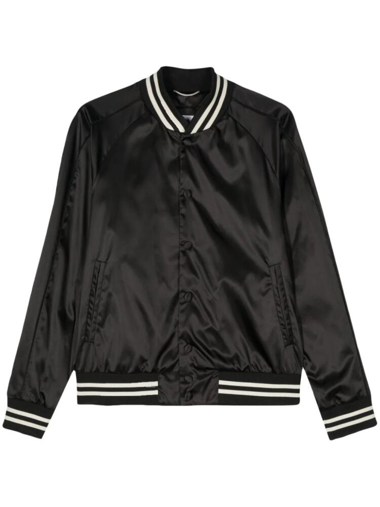 PT Torino stripe-trims bomber jacket - Black Cover