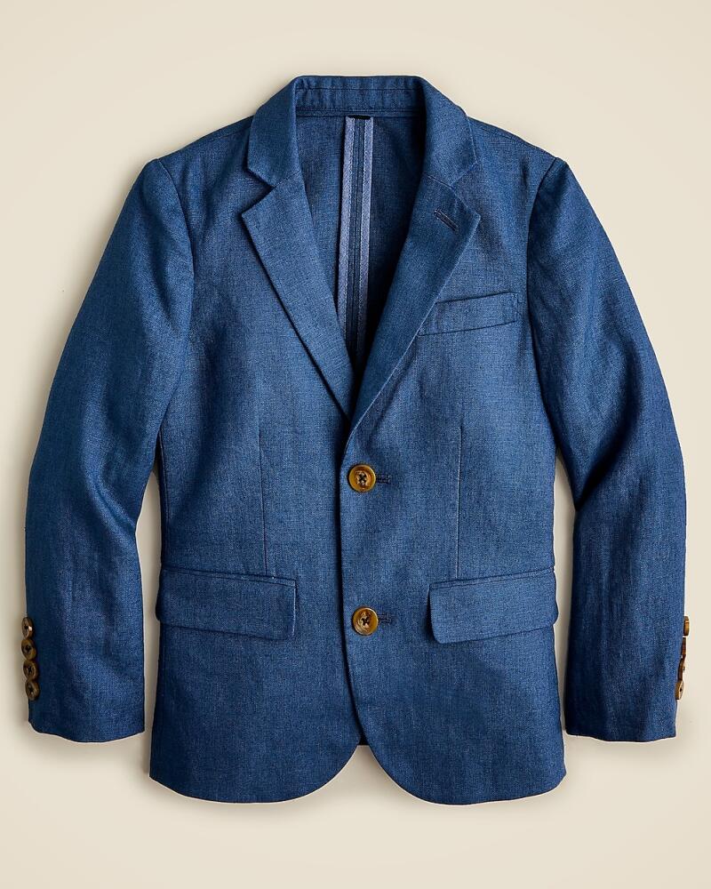 J.Crew Boys' Ludlow unstructured suit jacket in linen Cover