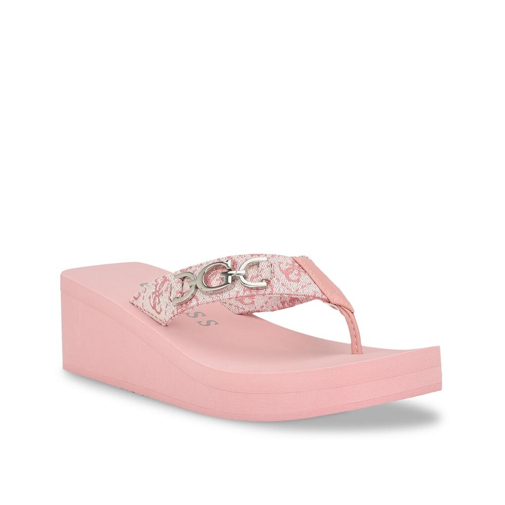 Guess Edany Wedge Sandal | Women's | Pink Cover