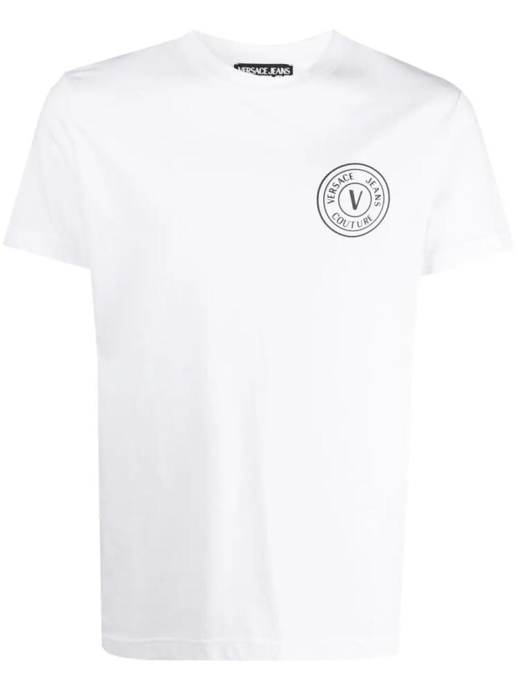 Versace Jeans Couture logo-print cotton T-shirt - White Cover