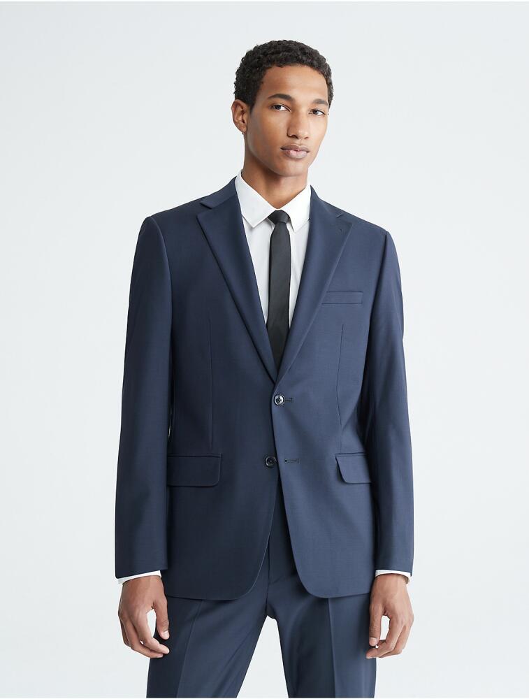 Calvin Klein Men's Slim Fit Navy Suit Jacket - Blue Cover