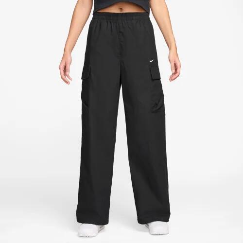 Nike NSW Essential Woven Cargo Pants - Womens Black/White Cover