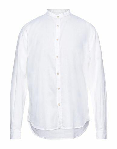 Bomboogie Man Shirt White Linen, Cotton Cover