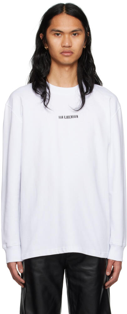 Han Kjobenhavn SSENSE Exclusive White Long Sleeve T-Shirt Cover