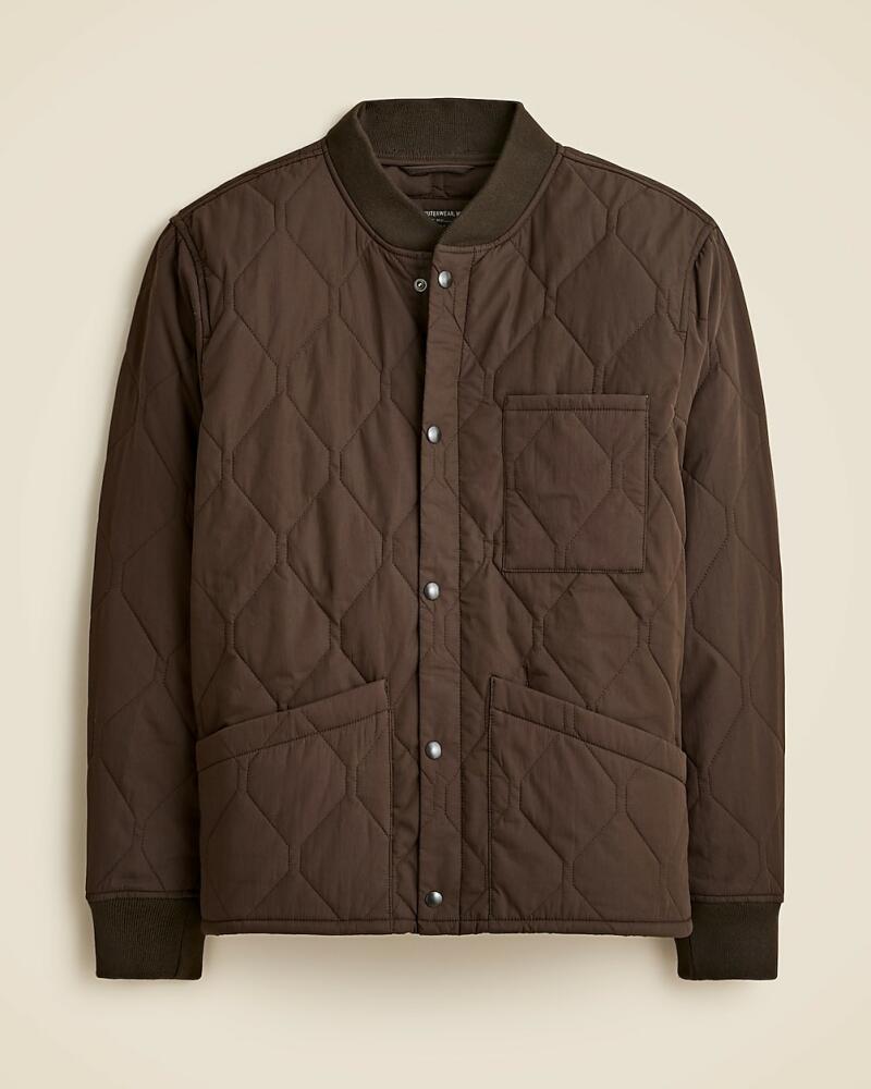 J.Crew Quilted flight jacket with PrimaLoft® Cover