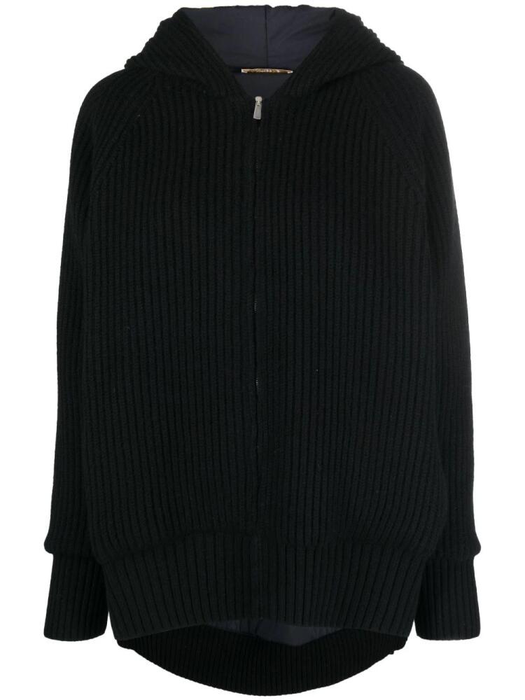 Fedeli ribbed-knit cashmere cardigan - Black Cover