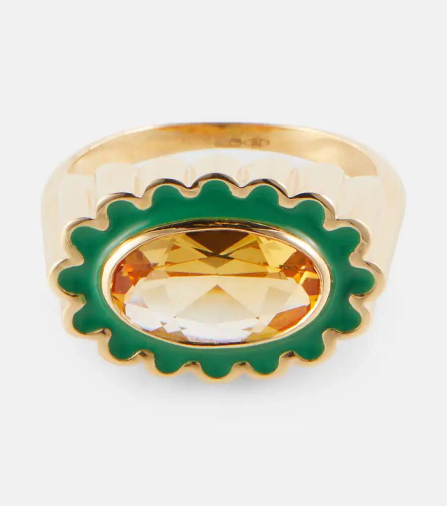 Aliita Margarita Citrino 18kt yellow gold ring Cover