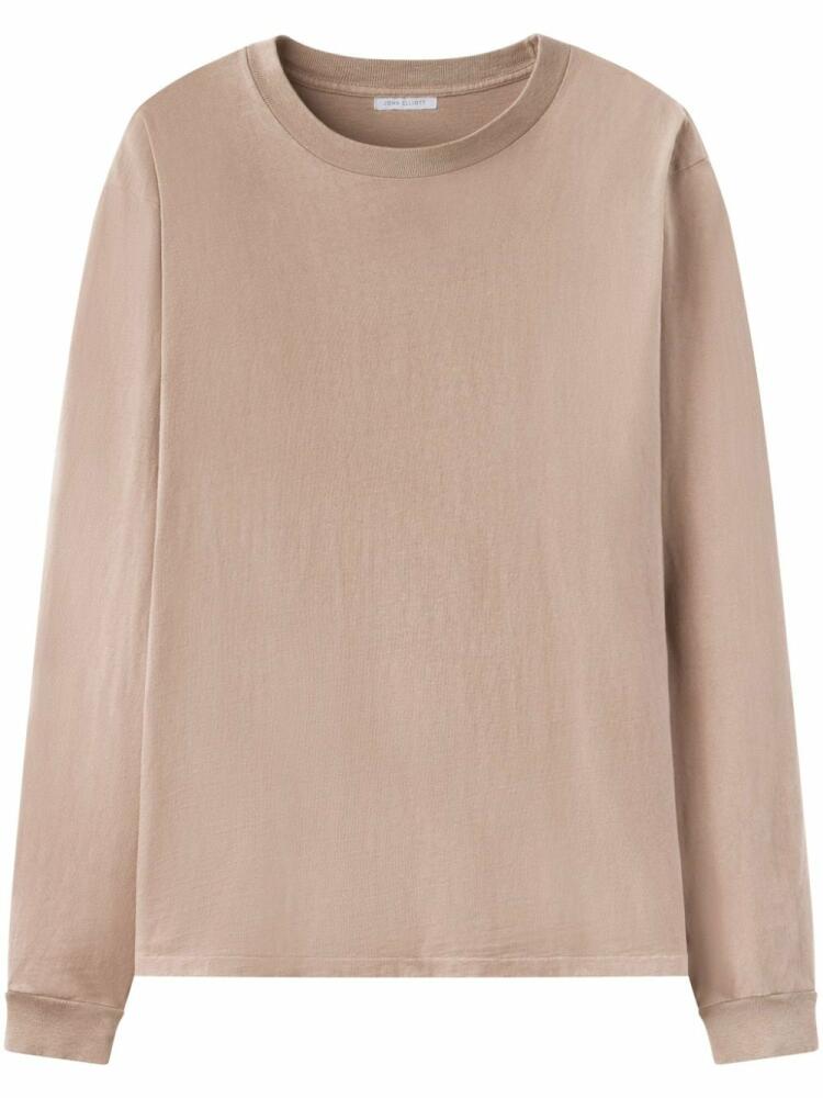 John Elliott University recycled-cotton T-shirt - Neutrals Cover