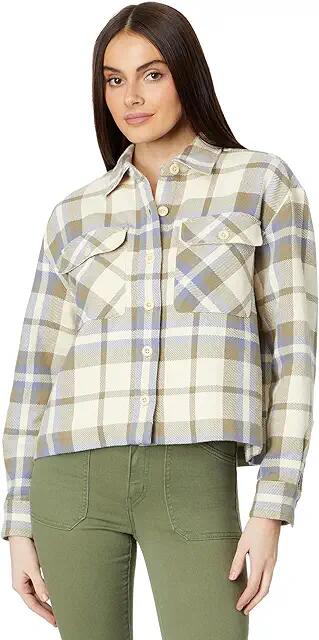 Faherty Surf Flannel Overshirt (Ocean Trek) Women's Vest Cover