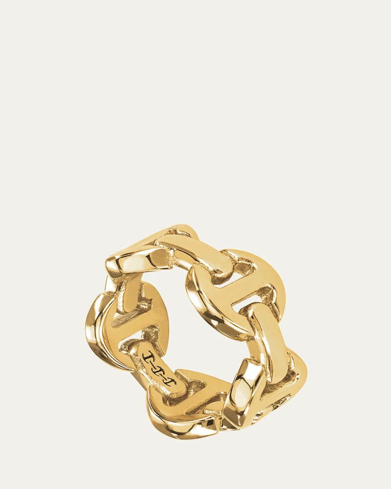 Hoorsenbuhs Dame Classic 18K Yellow Gold Tri-Link Ring Cover