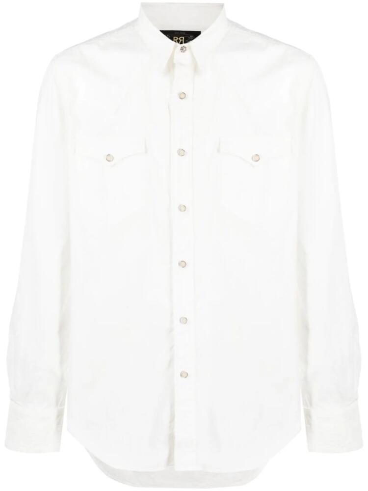 Ralph Lauren RRL long-sleeve cotton shirt - White Cover