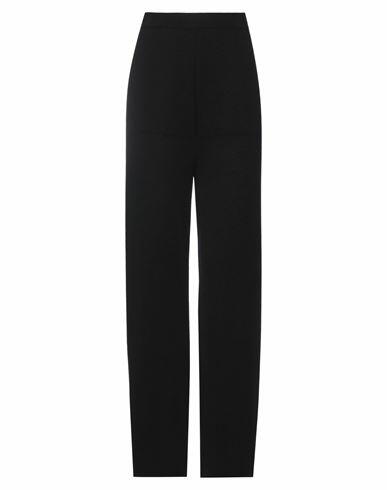 Circus Hotel Woman Pants Black Wool, Cashmere Cover