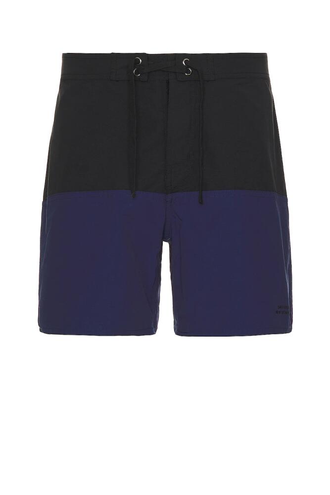 SATURDAYS NYC Ennis Boardshort in Blue Cover