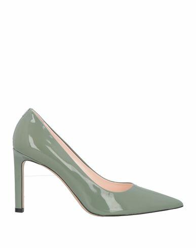 Boss Woman Pumps Sage green Soft Leather Cover