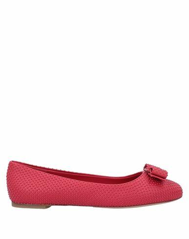 Ferragamo Woman Ballet flats Red Calfskin Cover