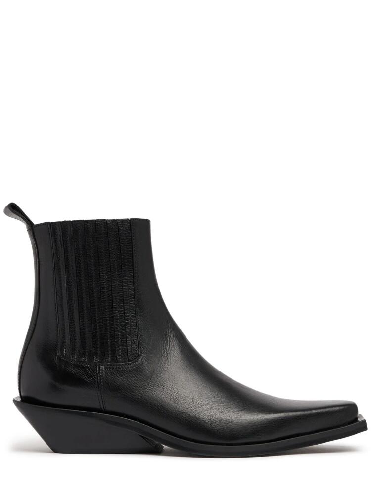 ANN DEMEULEMEESTER Harper Medium Heel Pointy Chelsea Boots Cover