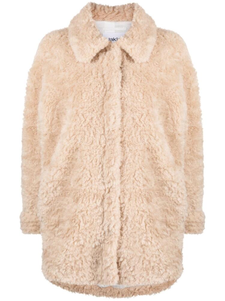 Jakke Amy faux-fur coat - Neutrals Cover