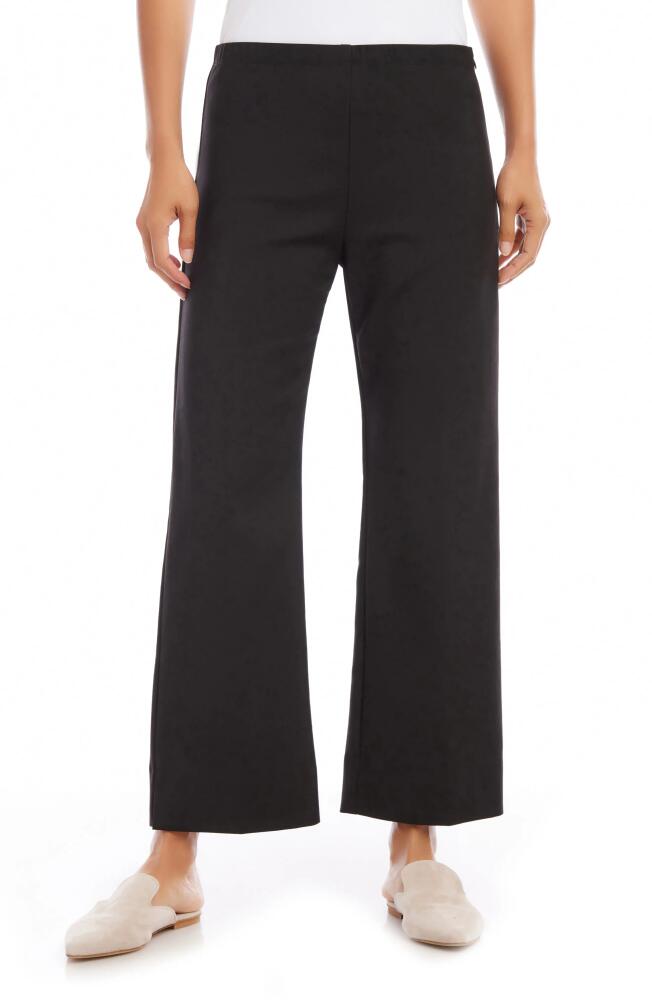 Karen Kane Crop Wide Leg Pants in Black Cover