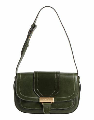 The Bridge Woman Shoulder bag Dark green Soft Leather Cover