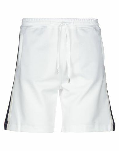 Brian Dales Man Shorts & Bermuda Shorts White Polyester, Cotton Cover