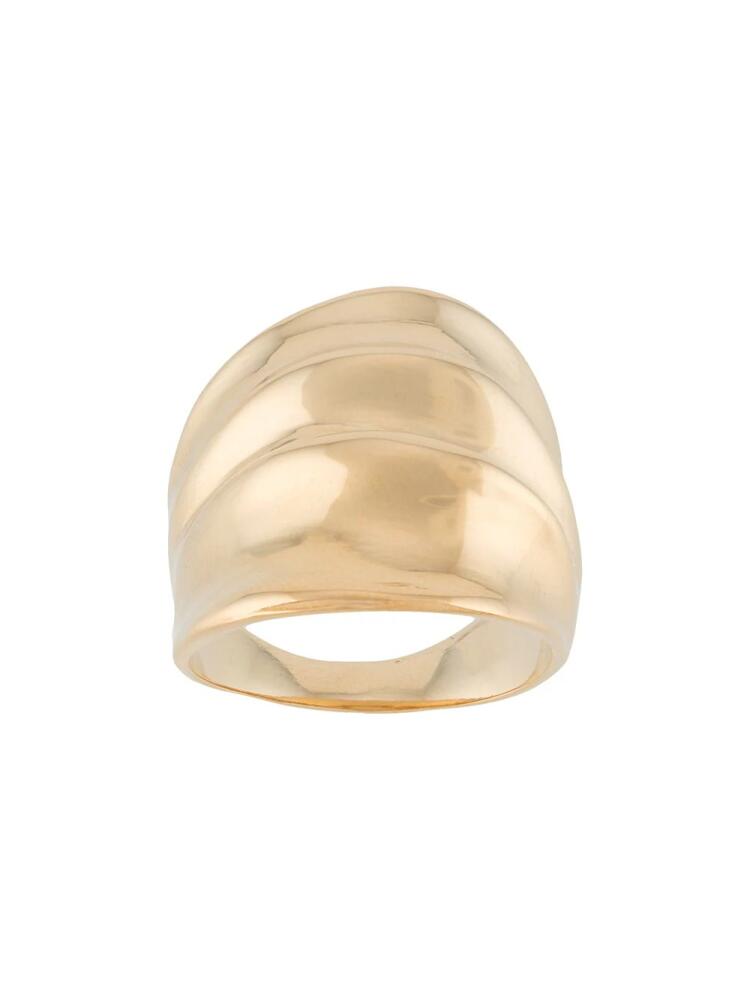 Annelise Michelson polished Draped ring - Gold Cover