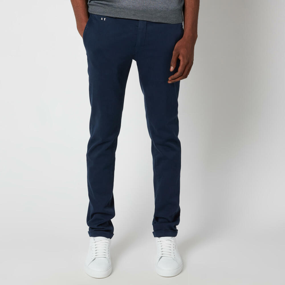 Tramarossa Men's Luis Slim Stretch Chinos - Navy Blue Cover