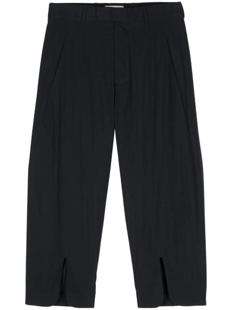 Craig Green poplin cropped trousers - Blue Cover