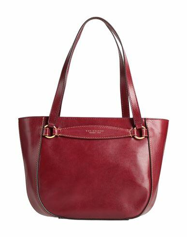 The Bridge Woman Shoulder bag Burgundy Soft Leather Cover