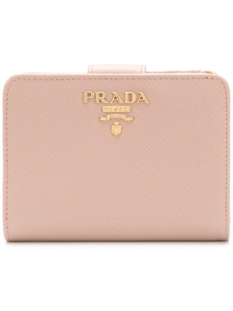 Prada small logo-plaque purse - Neutrals Cover