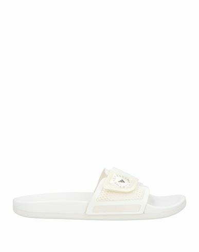 Adidas By Stella Mccartney Woman Sandals White Textile fibers, Rubber Cover