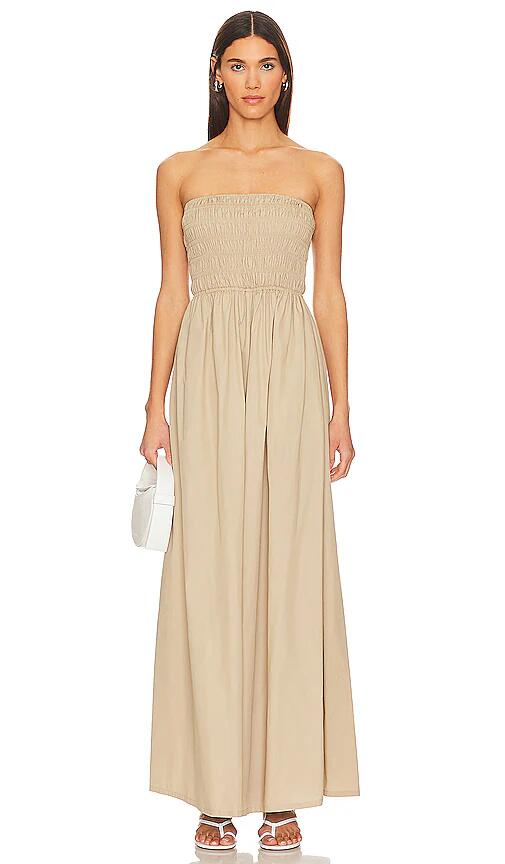 MISA Los Angeles Andrea Jumpsuit in Beige Cover