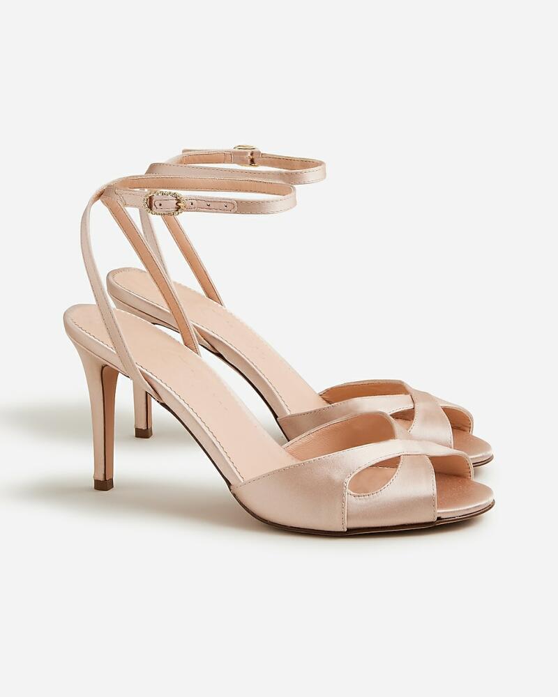 J.Crew Collection Rylie cutout heels in Italian satin Cover