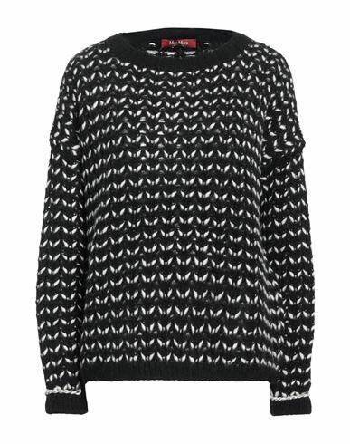 Max Mara Studio Woman Sweater Black Virgin Wool, Polyamide Cover