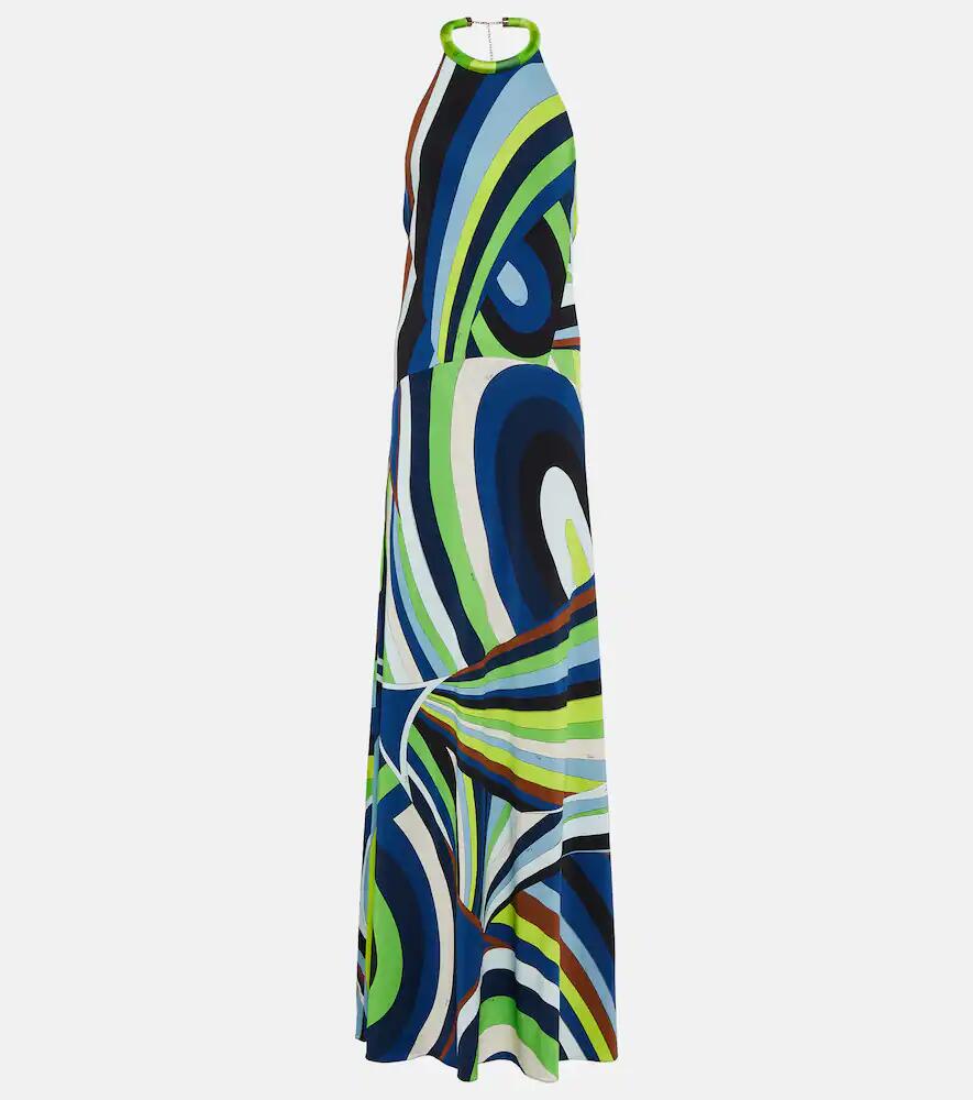 Pucci Iride halterneck maxi dress Cover