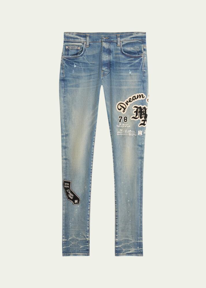 Amiri Men's Dream Team Skinny Jeans Cover