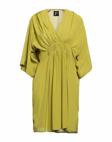 Fisico Woman Mini dress Acid green Viscose Cover