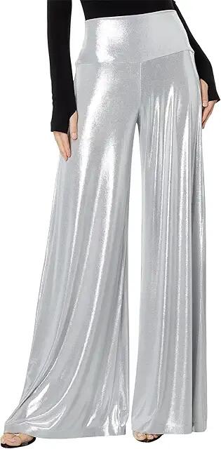 Norma Kamali Elephant Pants (Silver) Women's Dress Pants Cover