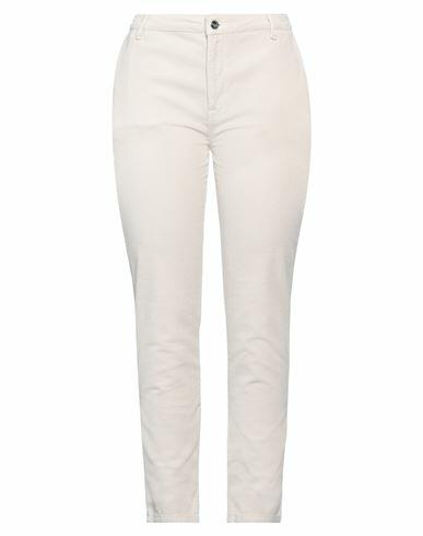 Max & Moi Woman Pants Cream Cotton, Elastane Cover