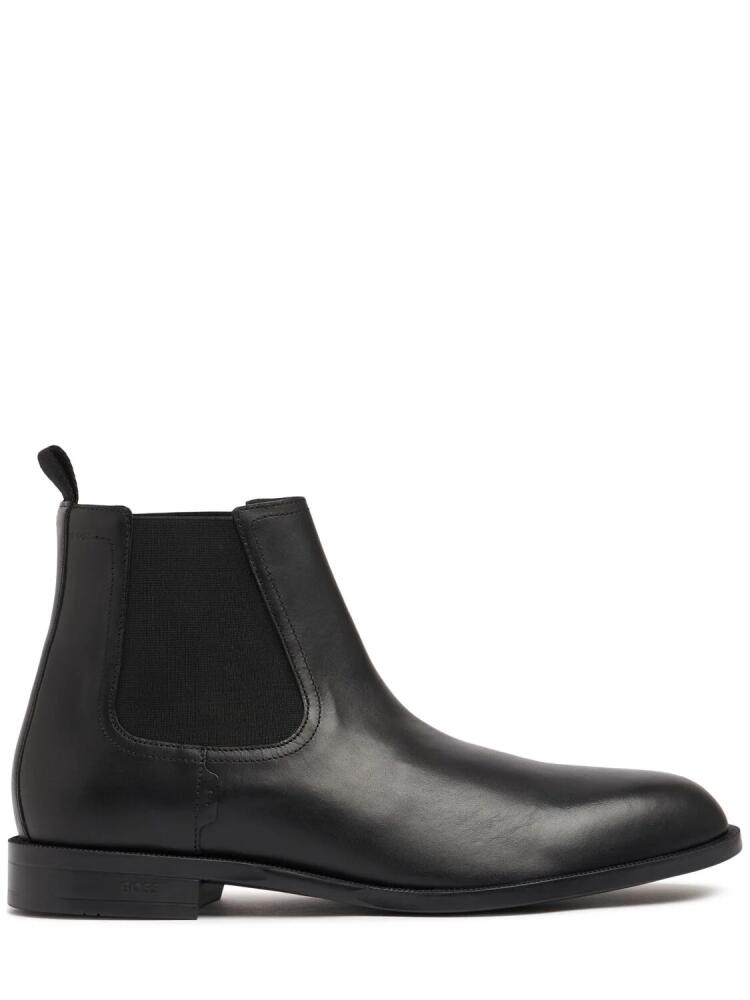 BOSS Tayil Leather Chelsea Boots Cover