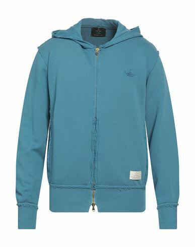 Macchia J Man Sweatshirt Pastel blue Cotton Cover