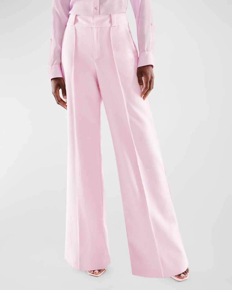 AS by DF Monica Mid-Rise Straight-Leg Twill Trousers Cover