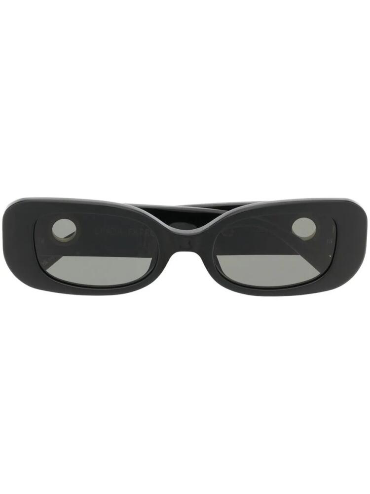 Linda Farrow square-frame sunglasses - Black Cover