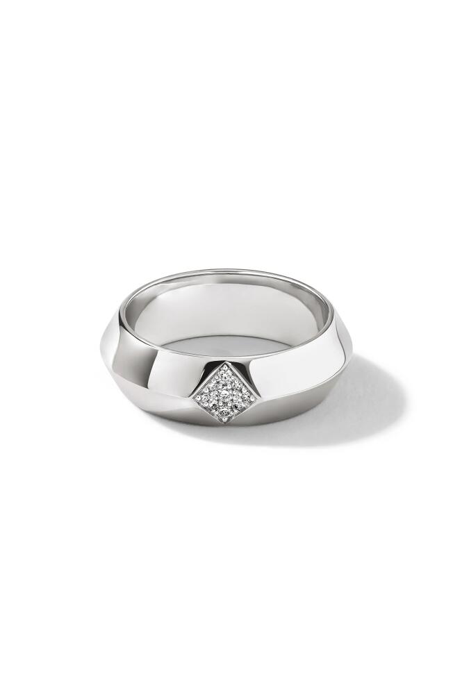 Cast The Defiant Pavé Diamond Band Ring in Silver Cover