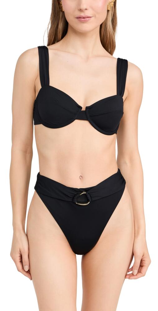 Riot Swim Nour Bikini Top Black Cover