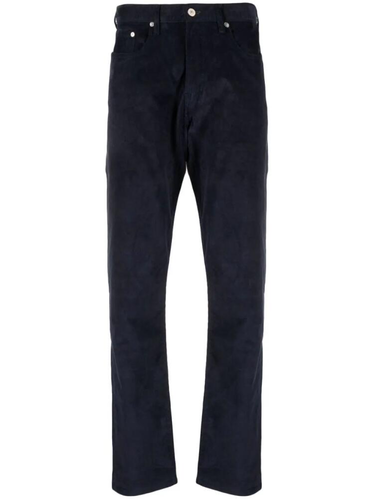 PS Paul Smith corduroy tapered trousers - Blue Cover