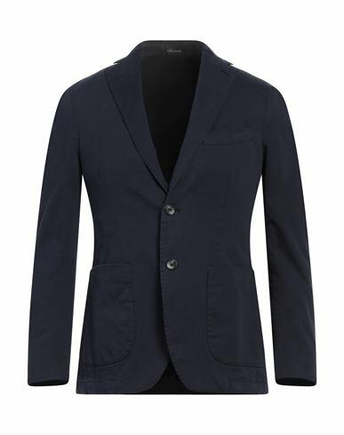 Iesse Man Blazer Midnight blue Cotton, Elastane Cover